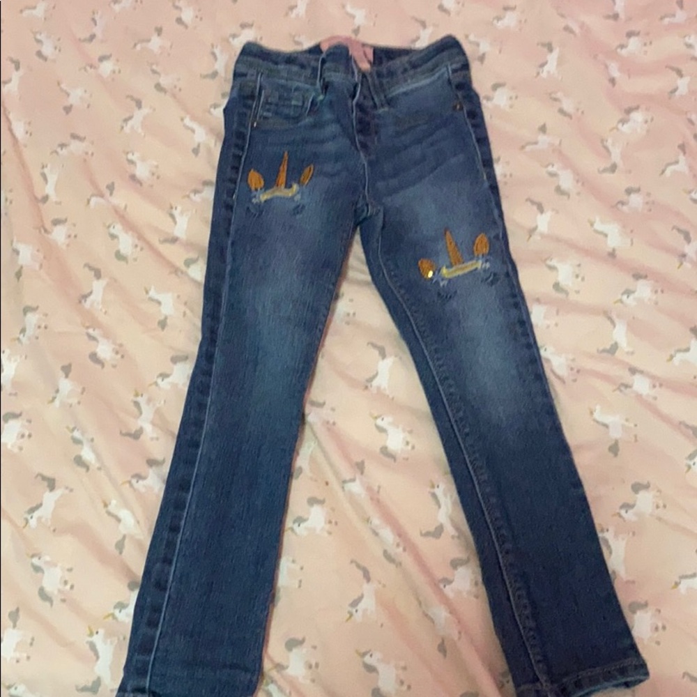 Unicorn jeans for girls